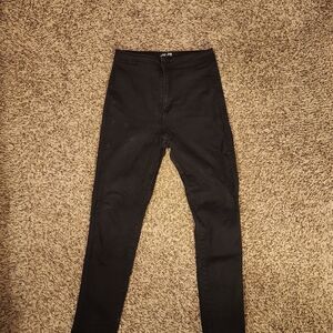 Willow Boutique Jc & Jc Black Distressed Wash Stretchy Pants